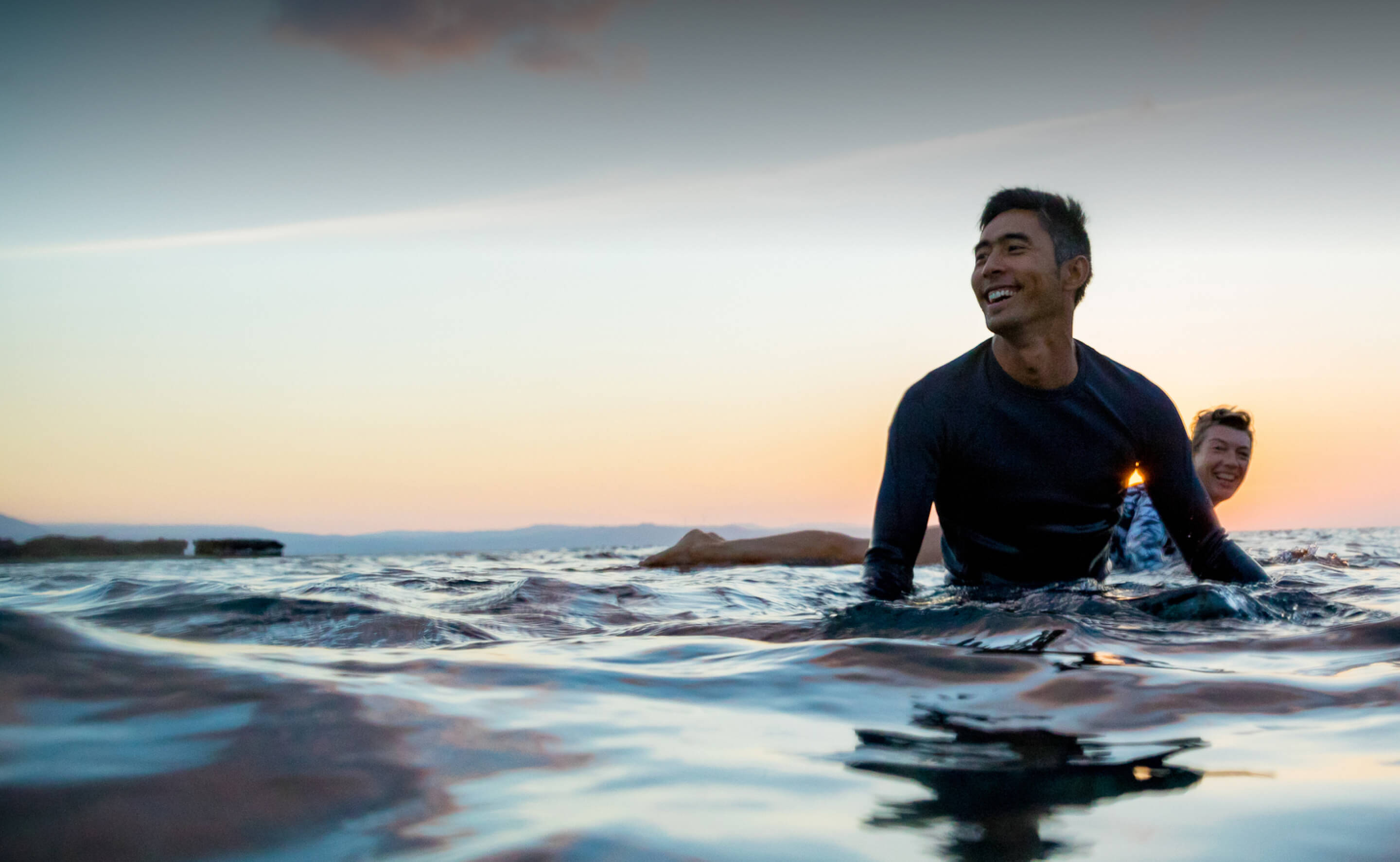 Surfer auf dem Wasser