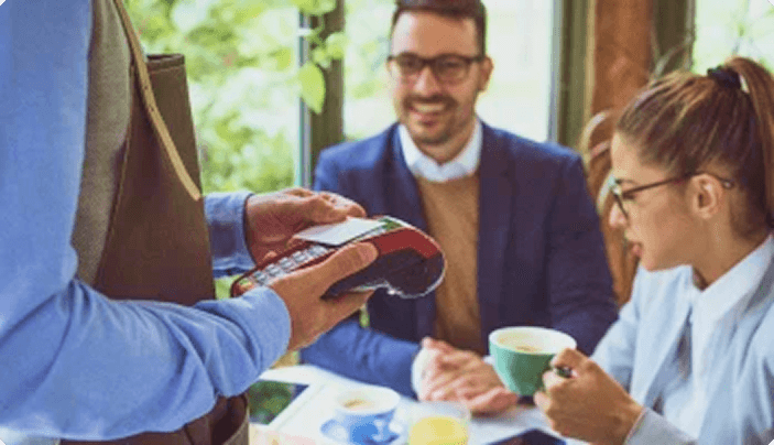 Bezahlsituation im Restaurant